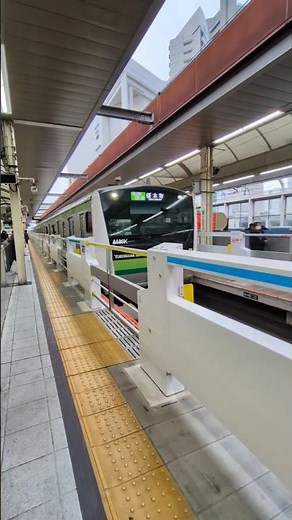 【JR横浜線入線してきた】JR桜木町駅 2月10日 JR根岸線直通桜木行 JR東日本横浜観光 横浜市中区