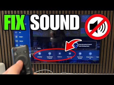 How To Fix Sound Not Working / No Audio on Smart TV