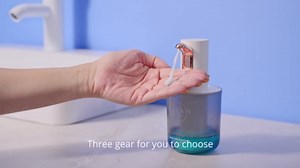 Automatic Foaming Soap Dispenser,9.5oz/280ml Touchless Rechargeable Hand Soap Dispenser for Kitchen, Bathroom (Orange)