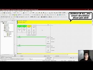 Tutorial Trainer Lift 4 Lantai Berbasis PLC - Program PLC