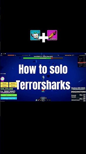 How to solo terrorshark in blox fruits