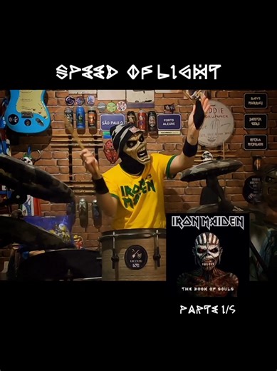 #SpeedOfLight by Iron Maiden Parte 1/5 🤘🥁 #IronMaiden #TheBookOfSouls @Iron Maiden @Bruce Dickinson