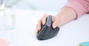 Logitech launches MX Vertical mouse focused on ergonomics with ‘handshake position’ design - 9to5Mac