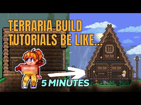 Terraria build Tutorials be like