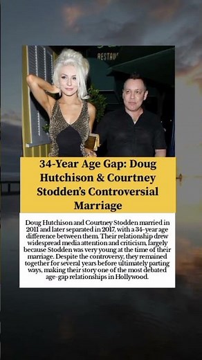 34-Year Age Gap: Doug Hutchison & Courtney Stodden’s Controversial Marriage #viral #usa #trending