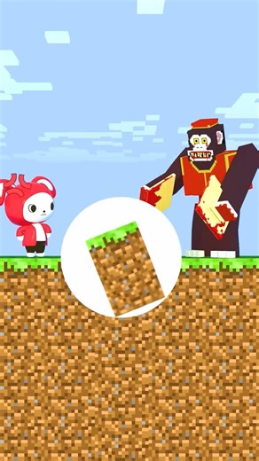 Dirt Block Roulette - Maizen Animation Cartoon#shorts#animation