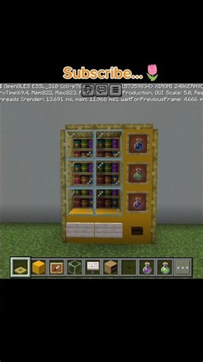 Minecraft: juice machine 😍#shorts #minecraft #minecraftbuilding #tutorial #millionviews #shortsfeed