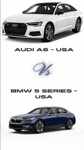 Audi A6 vs BMW 5 Series 🇺🇸 | USA Luxury Executive Sedan Comparison 2025