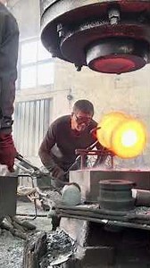 Inside the forging factory Forging Steel for Bearings – Industrial Manufacturing Process #forging