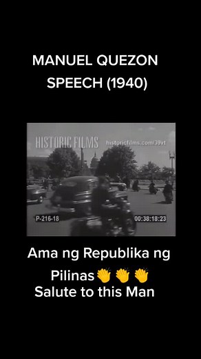 Manuel Quezon Speech: Tribute to the Father of the Philippine Republic