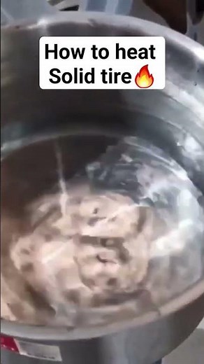 how to install solid tire