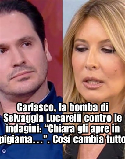 Garlasco, Selvaggia Lucarelli contro... Continua... #selvaggialucarelli