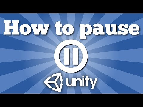 How to pause Unity game | Simple Unity 2D tutorial