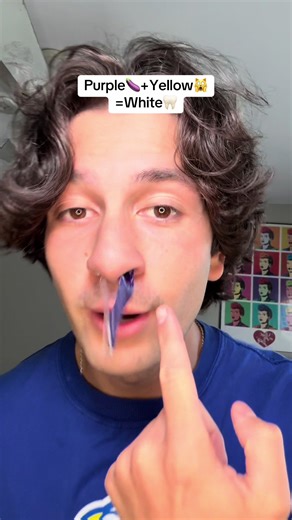 Surprising Color Chemistry: Purple and Yellow Makes White!