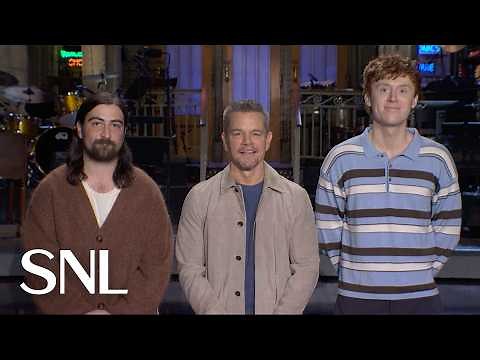 It’s Skit Season at SNL for Matt Damon and Noah Kahan