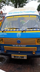 100K views · 1.1K reactions | Introducing... 'BIELSA BUS' 朗 A Leeds United fan has kitted out his entire VW campervan into all things yellow, white and blue!  Bielsa Bus  takes fans on a trip down memory lane, decorated in memorabilia from decades gone by! Dedicated to the current Whites head coach, it's even been signed by the man himself...  | Leeds+ | Facebook