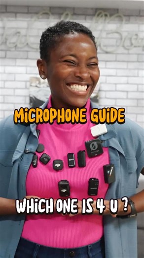 Microphone Guide on Which Mic to Buy Stop stressing over which mic to buy. From budget-friendly options to pro setups with 32-bit float, here's your complete breakdown of wireless mics matched to your actual shooting needs and style. 🎥 @maxyoconnor #MicGuide #WirelessMics #AudioGear #BuyingGuide #audio #sound #dp #rode #dji #hollyland #boya #comica #fifine #neewer | Da ChefGyal