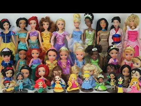 Princess Dolls Learn Sizes from Smallest to Big