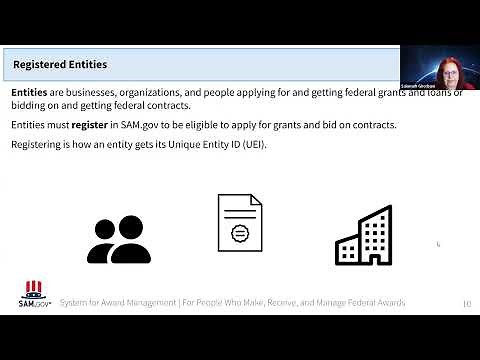 SAM.gov subaward reporting training webinar: roles and permissions