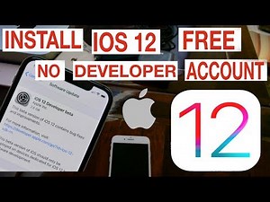 How To Install iOS 12 iphone 5 5s 6 6s 7 8 and x free no developer account