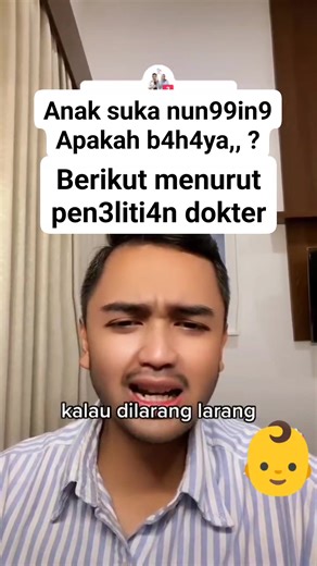 39K views · 481 reactions | Anak suka nun99in9 Apakah b4h4ya,, ? Berikut menurut pen3liti4n dokter.. | Dokter Dunia Kesehatan | Facebook