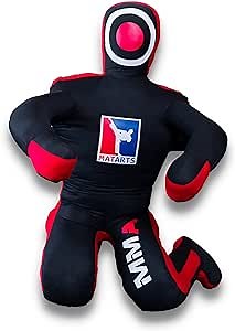 Sitting Position MMA Grappling Punching Dummy for Kids and Adults - Combat Sports BJJ Jiu Jitsu Judo Karate Taekwondo Wrestling Buddies and Boxing Dummies (47") – UNFILLED