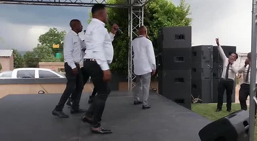 Dr Kenny Makweng with Spikyboy,Thulani and Lucky at Dennilton