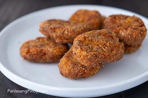 Kalabasa and Corned Beef Nuggets