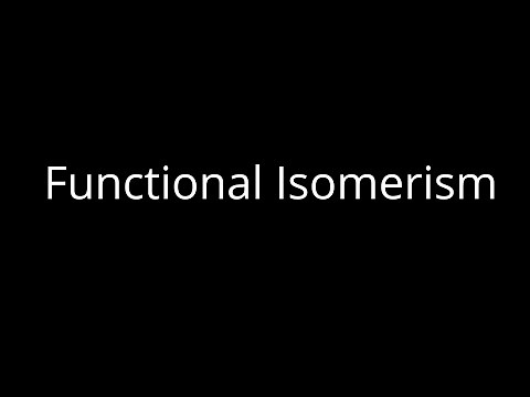 Functional Isomerism