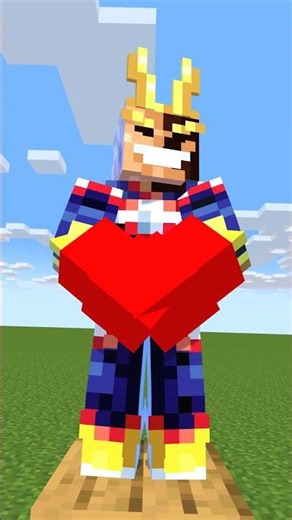 Help zoey choose PRIME ALL MIGHT!!! #matthewcraft #babysaja #shorts #minecraft