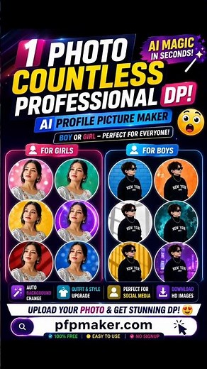 Best Free AI Profile Picture Maker 2026 | Turn Selfie Into Professional DP