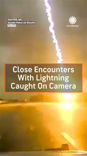 15K views · 181 reactions | The power of lightning ⚡ #lightning #lightningstrike #lightningbolt #caughtoncamera #caughtondashcam #thunderstorm #weather #compilation #montage #reels #accuweather | AccuWeather | Facebook