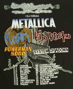 Jul 12, 2000: Kid Rock / System of a Down / Korn / Powerman 5000 / Metallica at Empower Field at Mile High Denver, Colorado, United States | Concert Archives