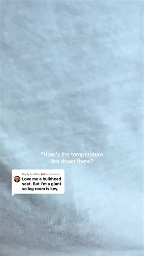 Replying to @SMac 🇨🇦 My partner is 6ft 8 and loves bulkhead too. Not I.