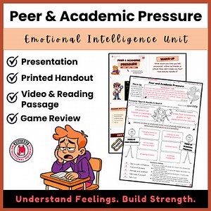 Handling Peer & Academic Pressure: SEL Lesson for Middle School (Grades 6-8)