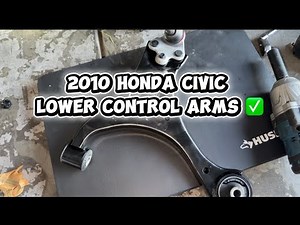 How to replace lower control arm on Honda Civic