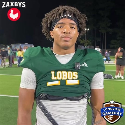 9.5K views · 175 reactions | SR LB Jessier Hampton-Williams after his final game at Lobo Stadium Zaxbys | Longview Gameday | Facebook