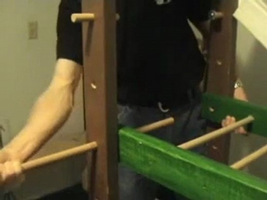 How to build a brachiation ladder (monkey bars)