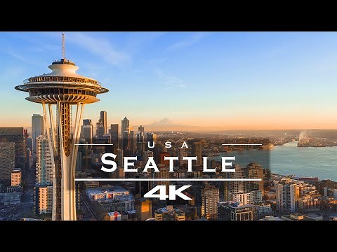 Seattle, Washington - USA 🇺🇸 - by drone [4K]
