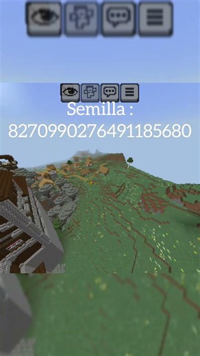 Minecraft bedrock última versión #minecraft #minecraftshorts #semillas