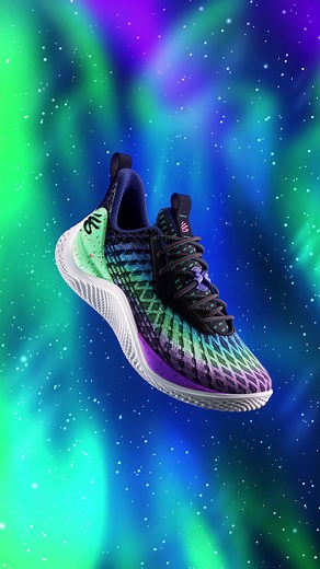 737K views · 5.6K reactions | The 4x NBA Champion Stephen Curry just released his 10th signature shoe. The Under Armour Curry Flow 10 “Northern Lights” is now available at Finish Line. | Finish Line | Facebook
