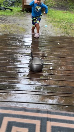 rainy days must be boring at the camper… said NO KID EVER 💜 #campinglife #rainyday #camperliving #fulltimefamilies #homeiswhereweparkit #camperlife #boymom #momlife #homeschoolingmom #adventureawaits #tryit #upperclasstrailertrash #happykids | The Tuff Squad Adventures