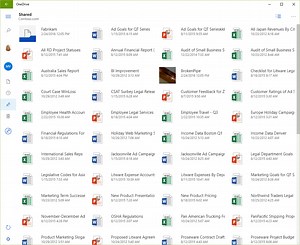 Try the OneDrive app for Windows 10 on your PC to access all your files
