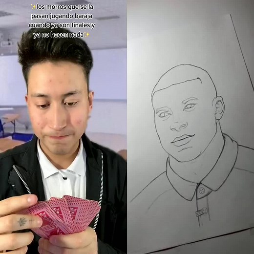 Artistic Portrait Drawing with Markers in a Classroom