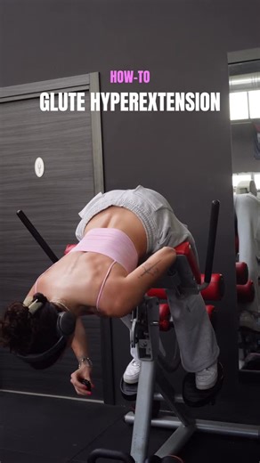 Aria Vince on Instagram: "How to perform glute focused back extensions. For a full progressive overload program with all my guidance try the fr33 week in my b!0 🔗 Fit: @dfyne.official | dc: ARIA #backextension #gluteworkout #howtogrowyourglutes #hyperextension #beginnergymtips"