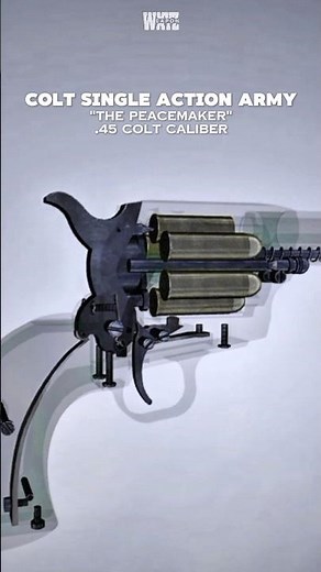 Colt Single Action Army | Internal Animation #Shorts