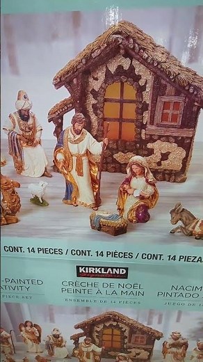 Costco 2025 Nativity Set Reveal! Hand-Painted 14-Piece Holiday Decor