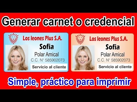 Create mass printable ID cards, credentials, and identification (ref. GC1)