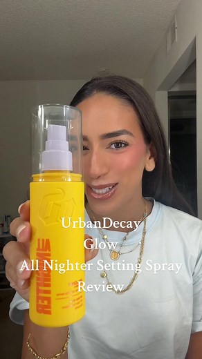 Urban Decay Glow All Nighter Setting Spray Review