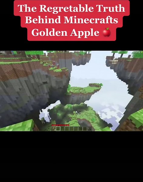 The Regrettable Truth Behind Minecraft's Golden Apple